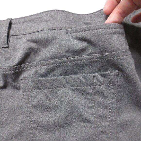 PERRY ELLIS mens PANTS gray MOTION stretch QUICK DRY wrinkle resistant SIZE 35 - Picture 8 of 10